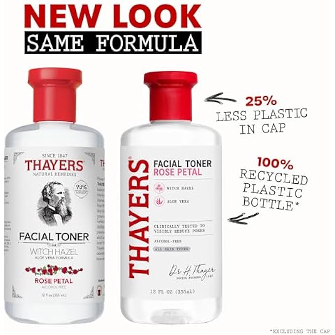 THAYERS ALCOHOL-FREE ROSE PETAL WITCH HAZEL WITH ALOE VERA 1 COUNT,3 FL OZ - Image 2